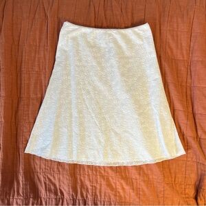 Danielle Guizio Paloma Skirt in Eyelet